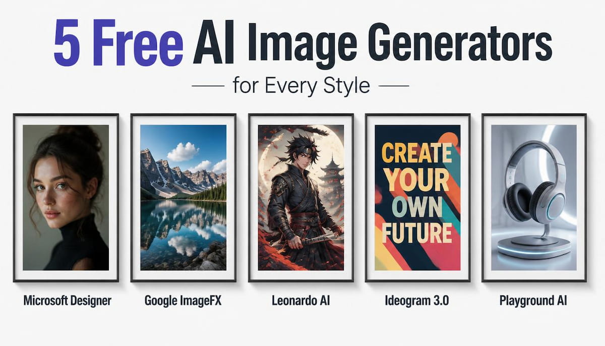 5 Best Free AI Image Generators in 2026 (Tested & Compared)
