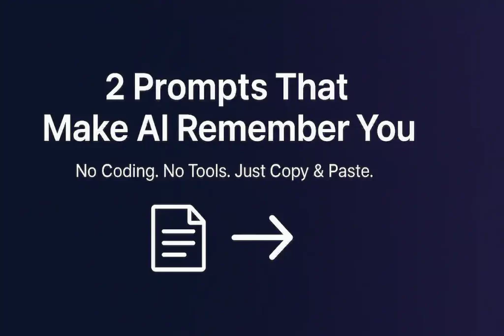 AI chatbot persistent memory feature illustration