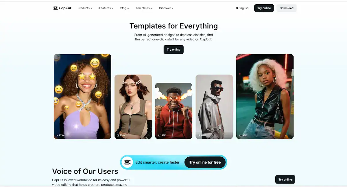 CapCut free AI video editor for beginners