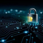 Password manager digital padlock security icon